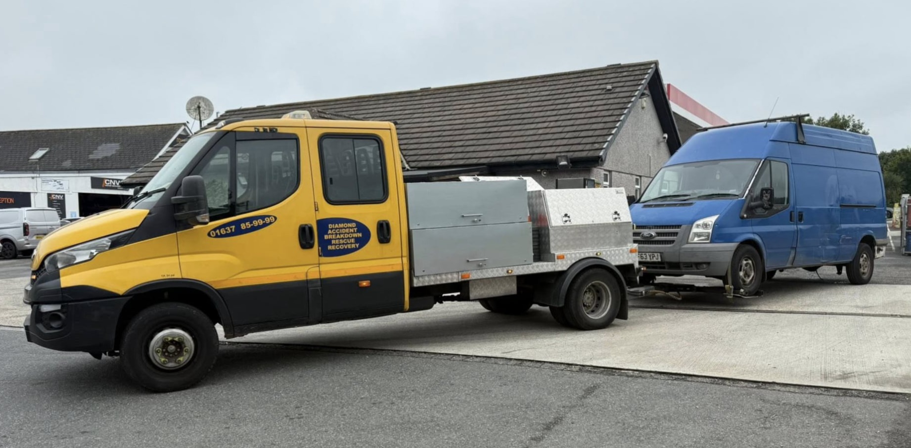 recovery large van cornwall